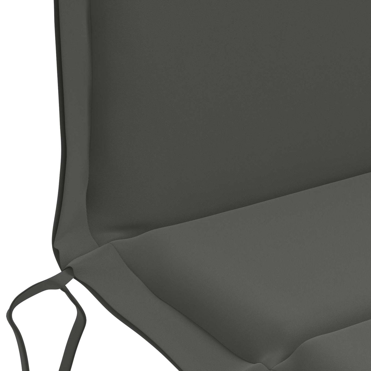 Low Back Chair Cushion GEMERT 6 pcs 100% Polyester Anthracite
