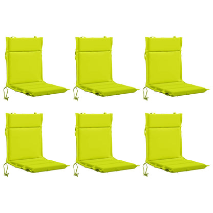 6-Piece High Back Chair Cushions GEMERT 6 pcs 100% Polyester