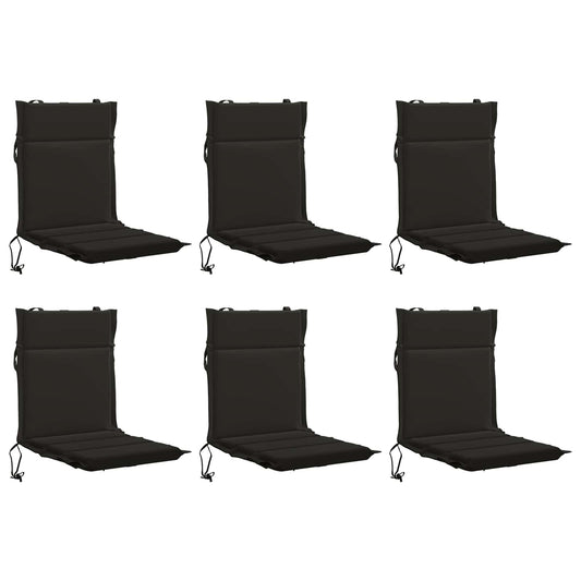 6-Piece High Back Chair Cushions GEMERT 6 pcs 100% Polyester