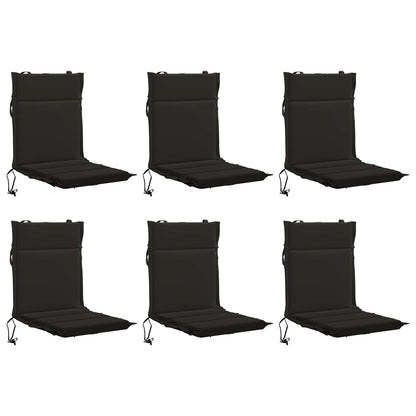 6-Piece High Back Chair Cushions GEMERT 6 pcs 100% Polyester