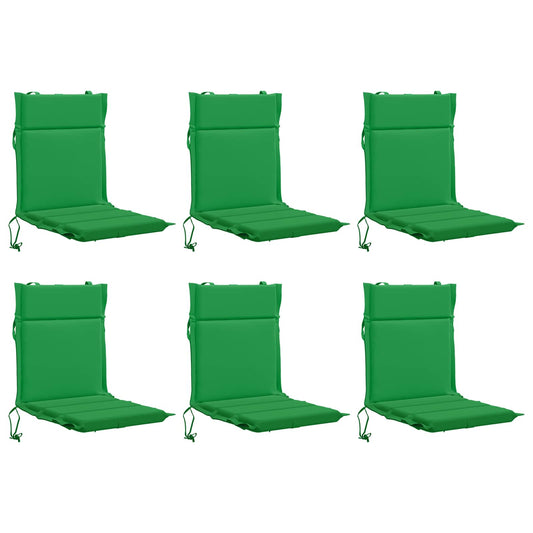 6-Piece High Back Chair Cushions GEMERT 6 pcs 100% Polyester