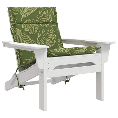 Low Back Chair Cushion GEMERT 6 pcs 100% Polyester Leaf Design