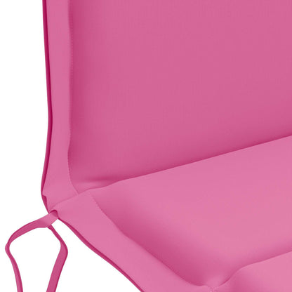 Low Back Chair Cushion GEMERT 6 pcs 100% Polyester Pink