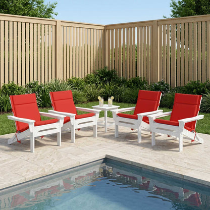 6-Piece High Back Chair Cushions GEMERT 6 pcs 100% Polyester