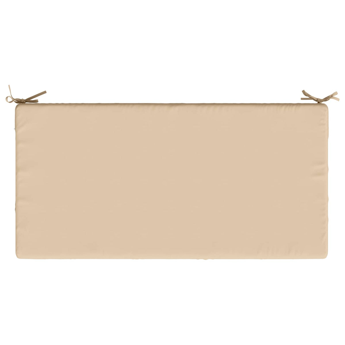 Seat Cushion SOEST 100% Polyester Cream 120 x 60 x 15 cm