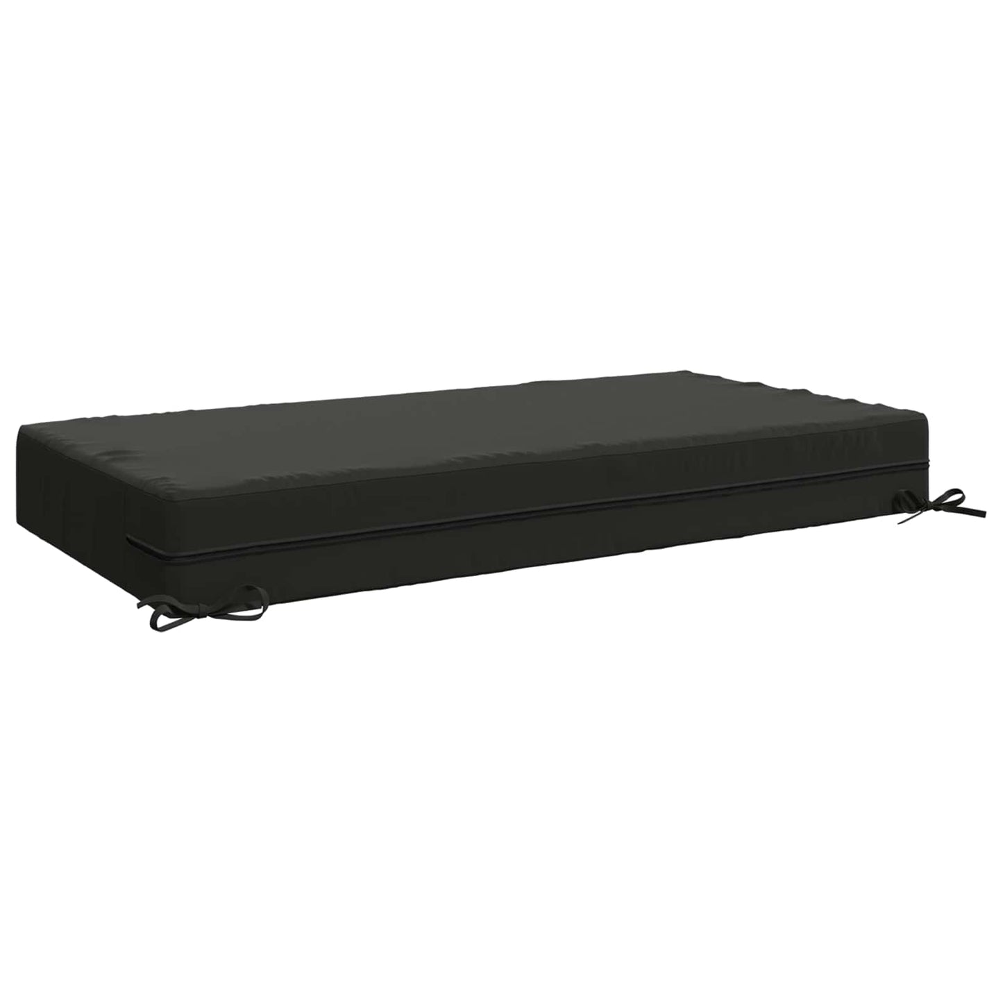 Seat Cushion SOEST 100% Polyester Anthracite 120 x 60 x 15 cm