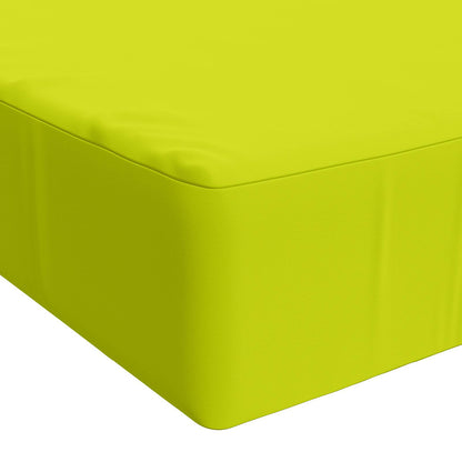 Seat Cushion SOEST 100% Polyester Bright green 120 x 60 x 15 cm