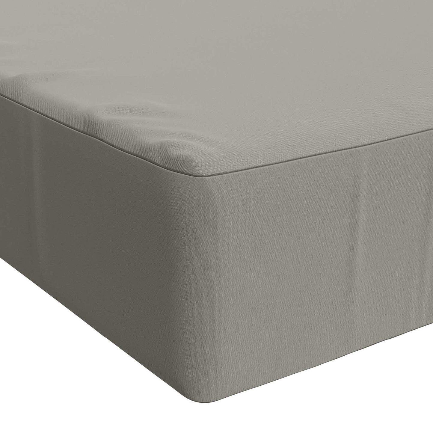 Seat Cushion SOEST 100% Polyester Grey 120 x 60 x 15 cm