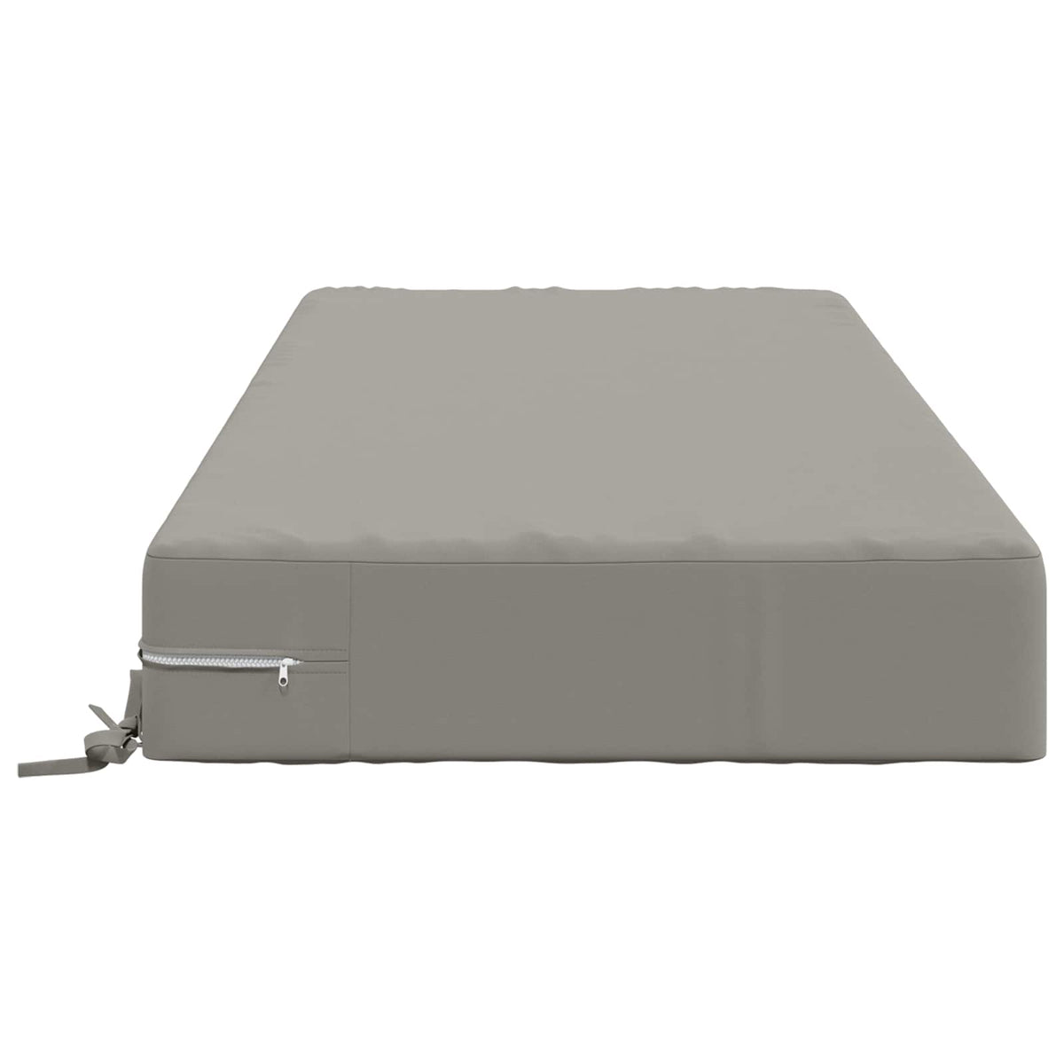 Seat Cushion SOEST 100% Polyester Grey 120 x 60 x 15 cm