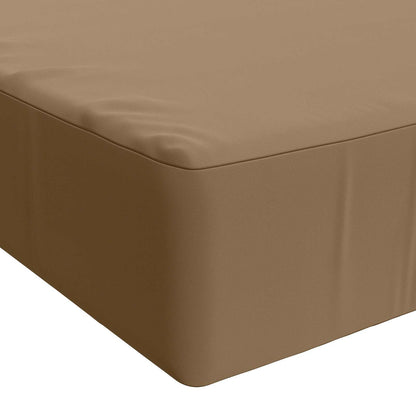 Seat Cushion SOEST 100% Polyester Taupe 120 x 60 x 15 cm