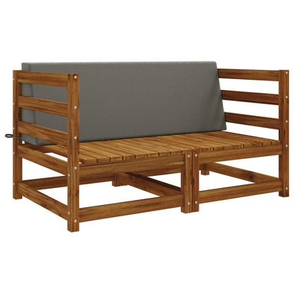 Back cushion SOEST 100% Polyester Grey 120 x 20 x 40 cm