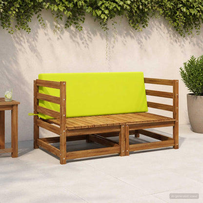 Back cushion SOEST 100% Polyester Bright green 120 x 20 x 40 cm