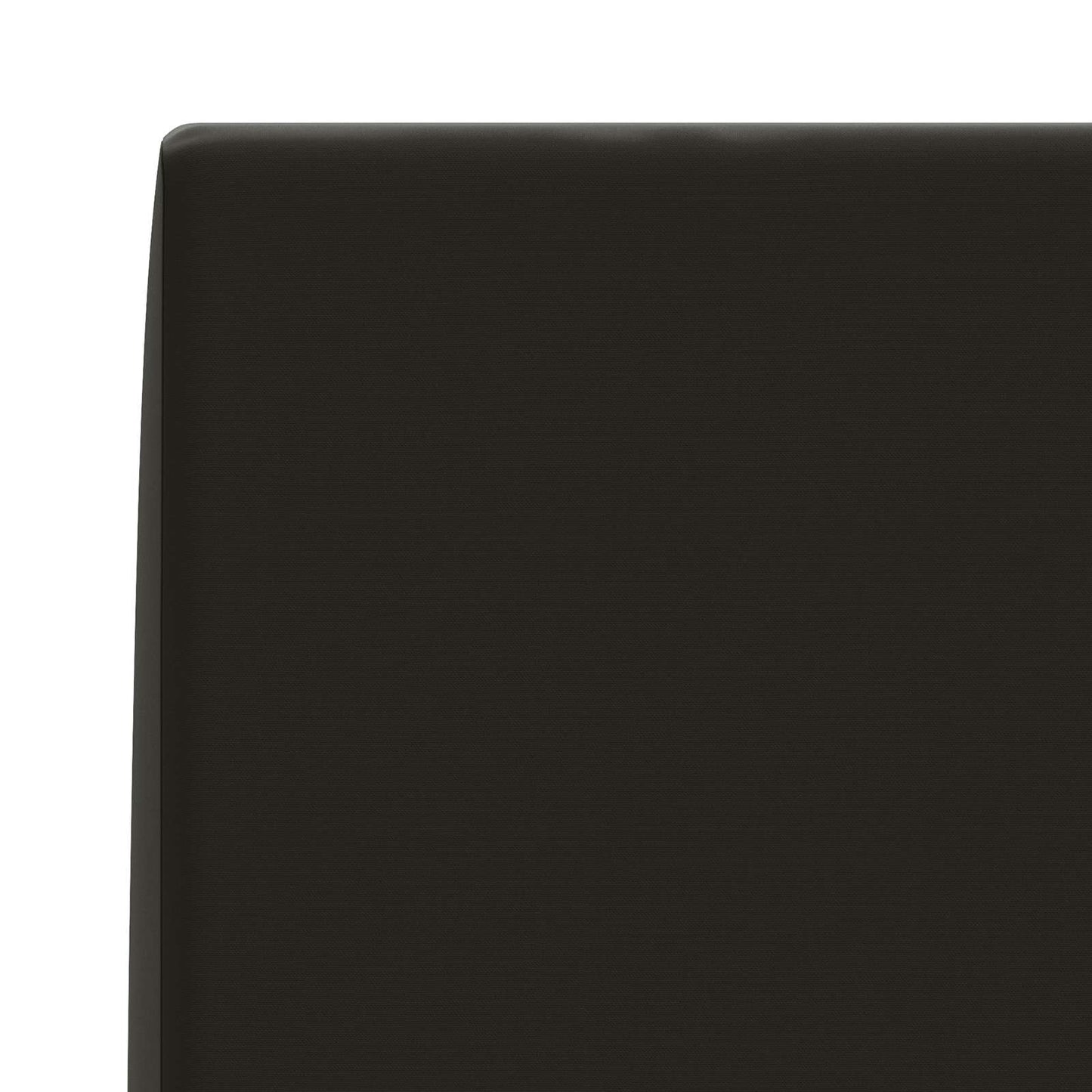 Back cushion SOEST 100% Polyester Black 120 x 20 x 40 cm