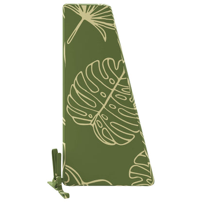 Back cushion SOEST 100% Polyester Leaf design 120 x 20 x 40 cm