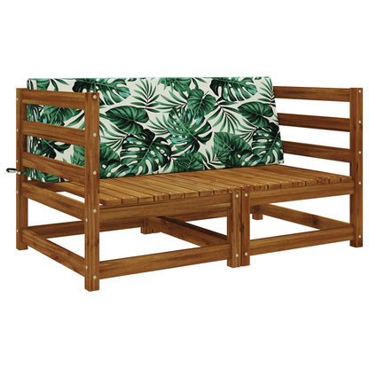 Back cushion SOEST 100% Polyester Leaf pattern 120 x 20 x 40 cm