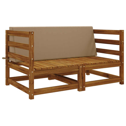 Back cushion SOEST 100% Polyester Taupe 120 x 20 x 40 cm