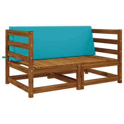 Back cushion SOEST 100% Polyester Turquoise 120 x 20 x 40 cm