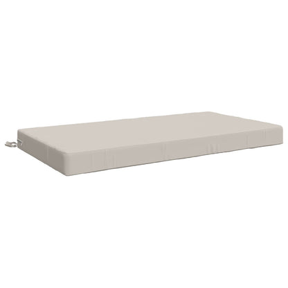 Seat Cushion SOEST 100% Polyester White 120 x 80 x 10 cm