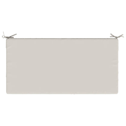Seat Cushion SOEST 100% Polyester White 120 x 80 x 10 cm