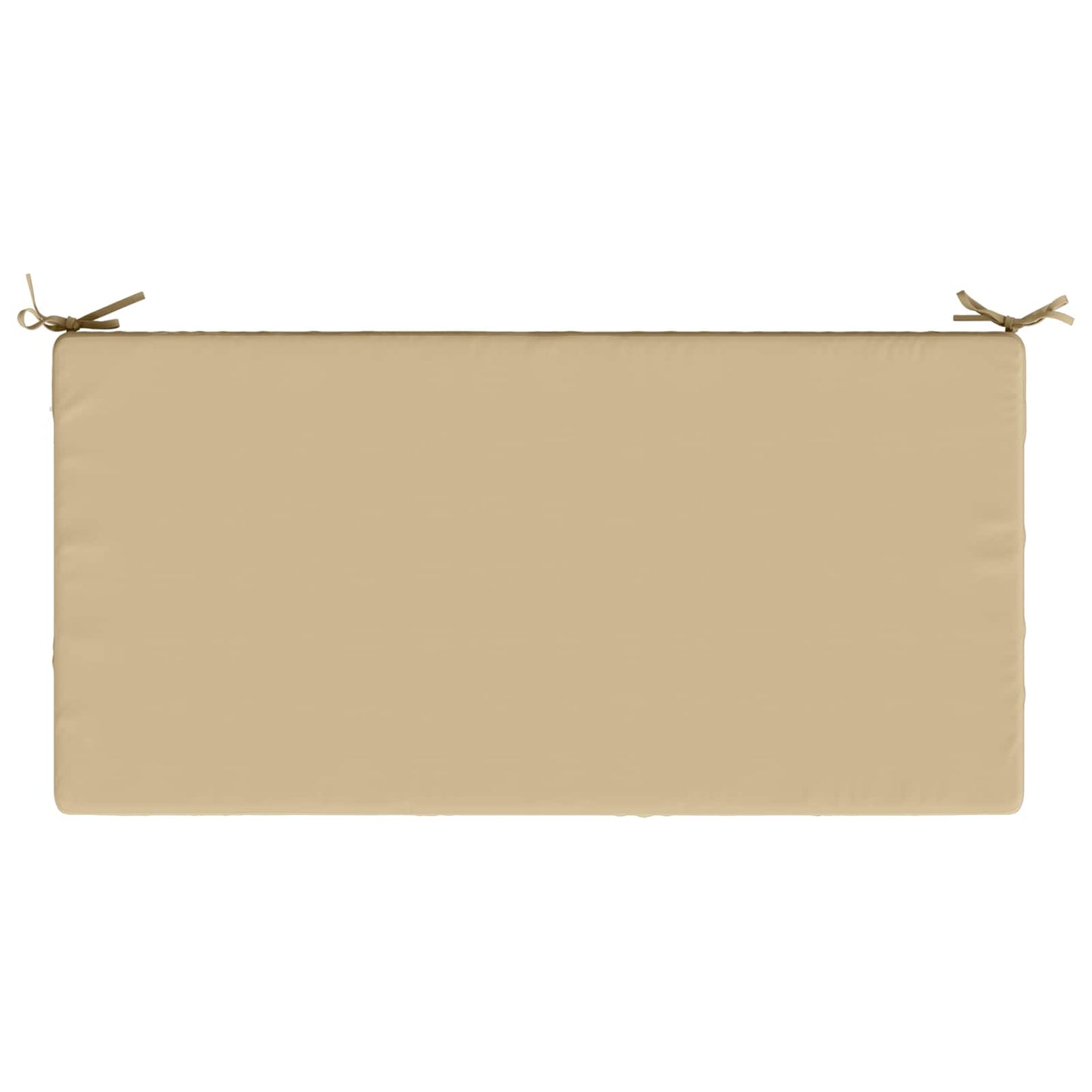 Seat Cushion SOEST 100% Polyester Beige 120 x 80 x 10 cm