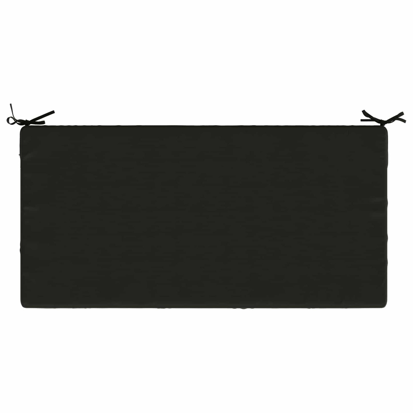 Seat Cushion SOEST 100% Polyester Black 120 x 80 x 10 cm