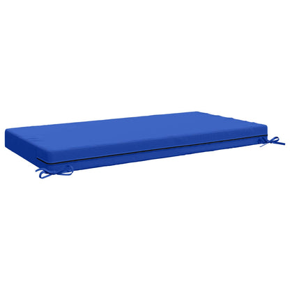 Seat Cushion SOEST 100% Polyester Royal Blue 120 x 80 x 10 cm