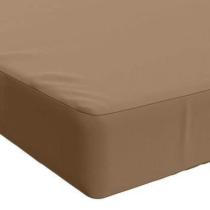 Seat Cushion SOEST 100% Polyester Taupe 120 x 80 x 10 cm