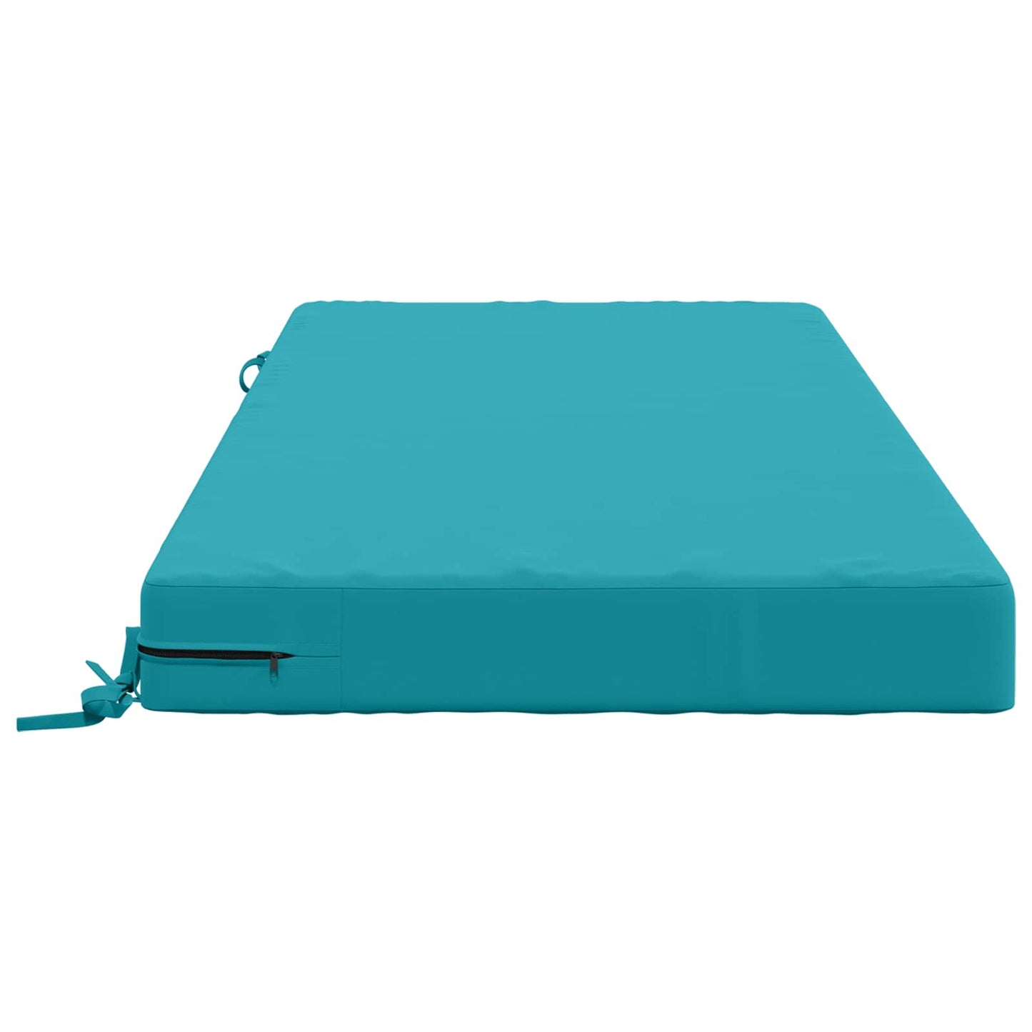 Seat Cushion SOEST 100% Polyester Turquoise 120 x 80 x 10 cm