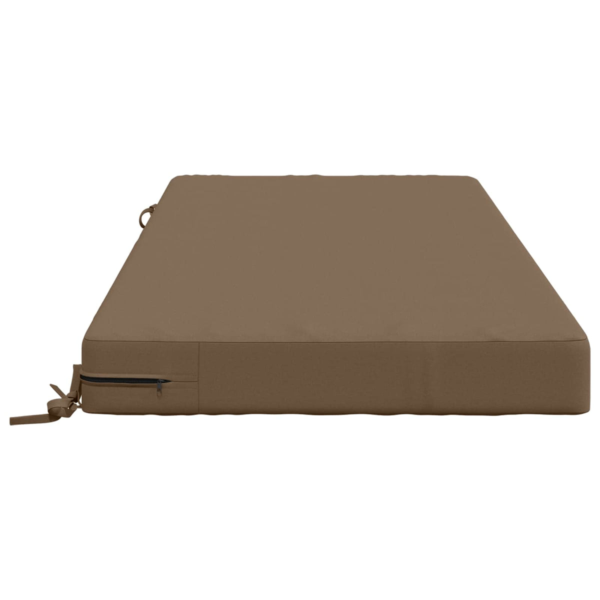 Seat Cushion SOEST 100% Polyester Taupe 120 x 60 x 10 cm