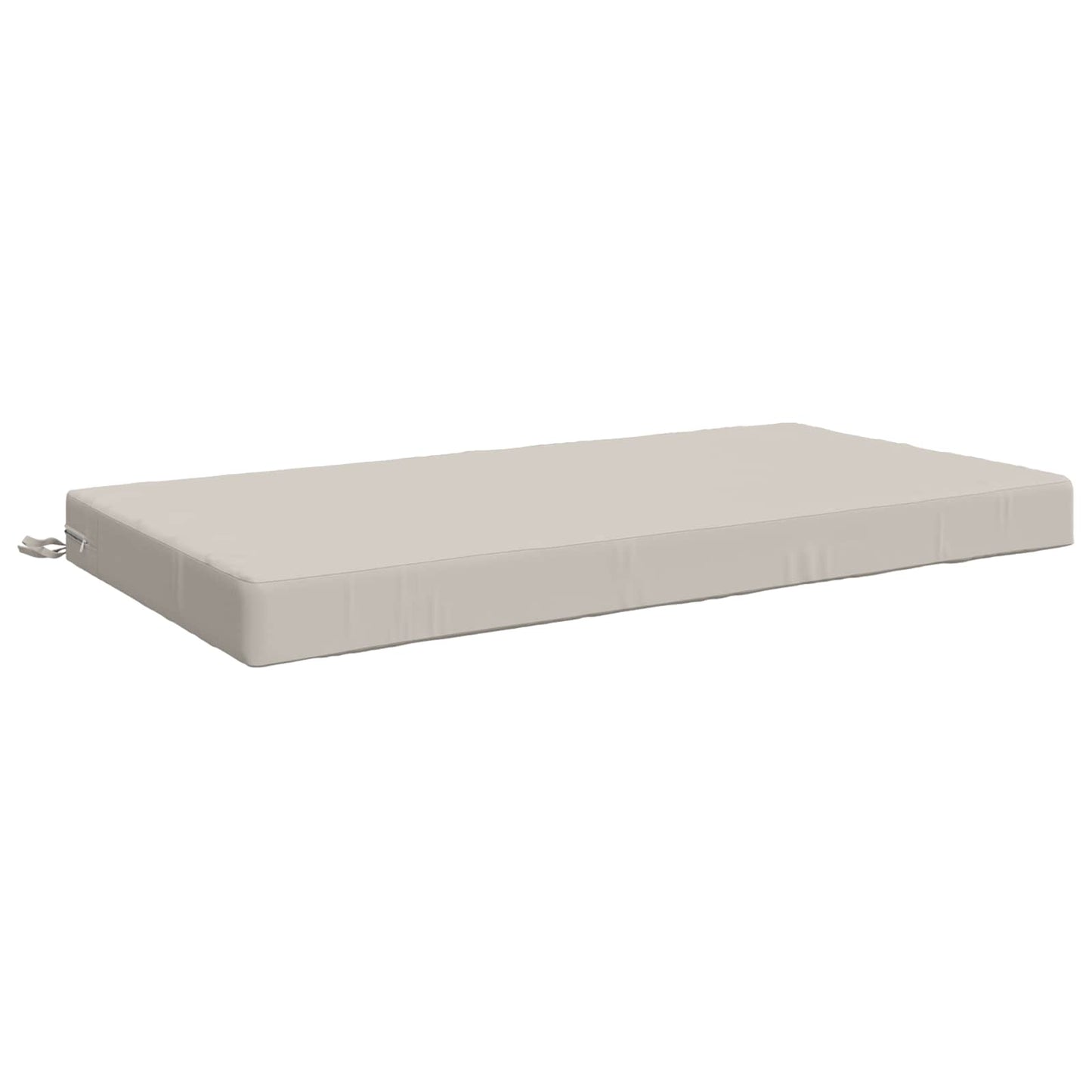 Seat Cushion SOEST 100% Polyester White 120 x 60 x 10 cm