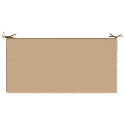 Seat Cushion SOEST 100% Polyester Sand 120 x 60 x 10 cm