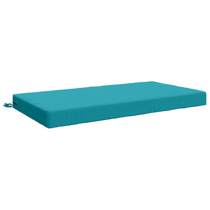 Seat Cushion SOEST 100% Polyester Turquoise 120 x 60 x 10 cm