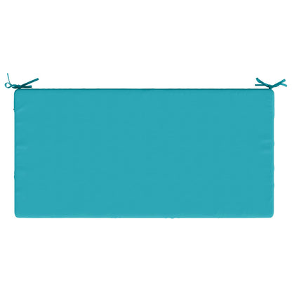 Seat Cushion SOEST 100% Polyester Turquoise 120 x 60 x 10 cm