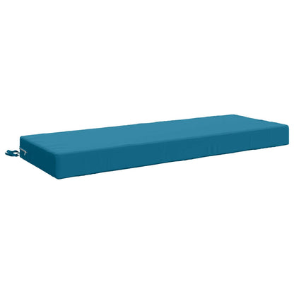 Seat Cushion SOEST 100% Polyester Light Blue 120 x 40 x 10 cm