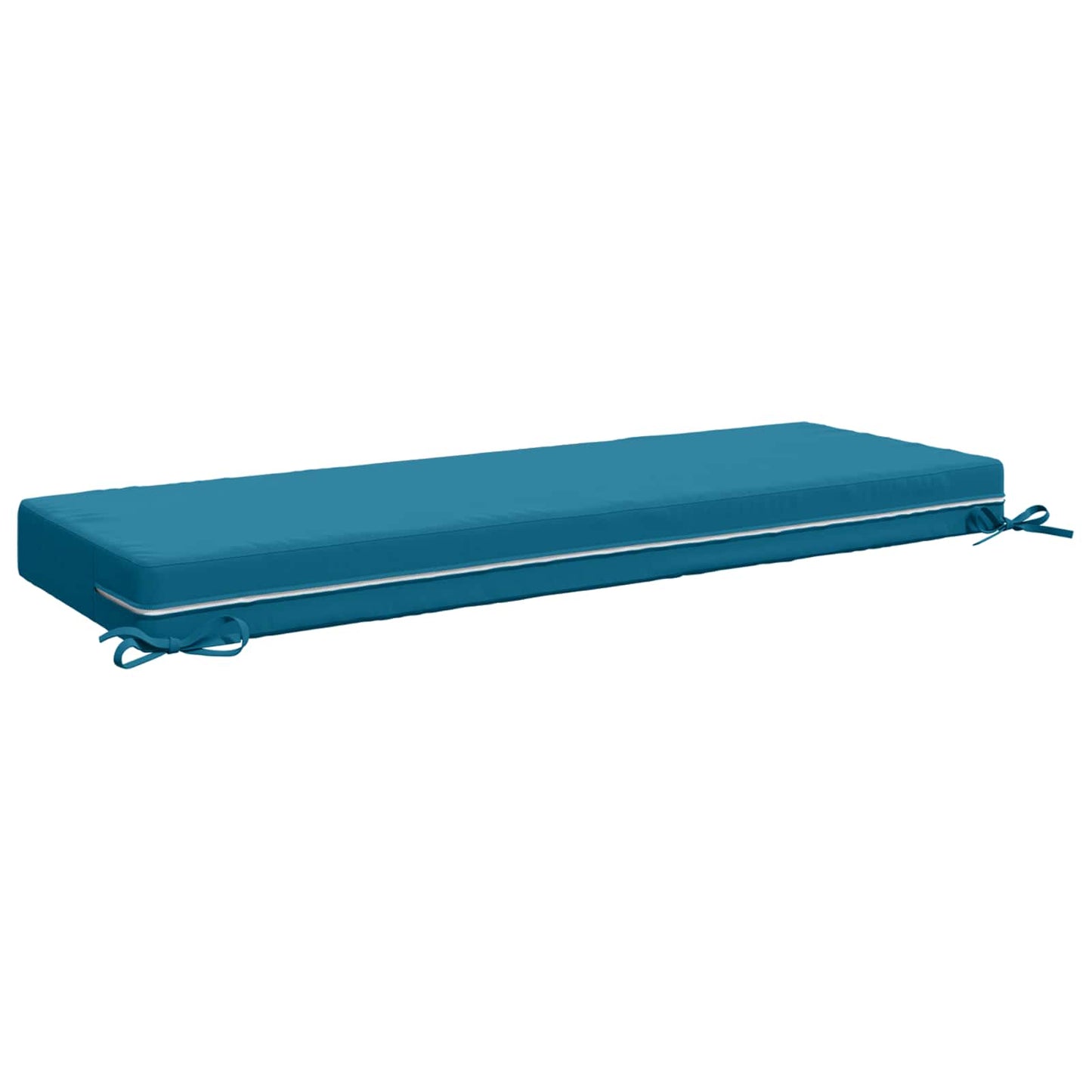 Seat Cushion SOEST 100% Polyester Light Blue 120 x 40 x 10 cm