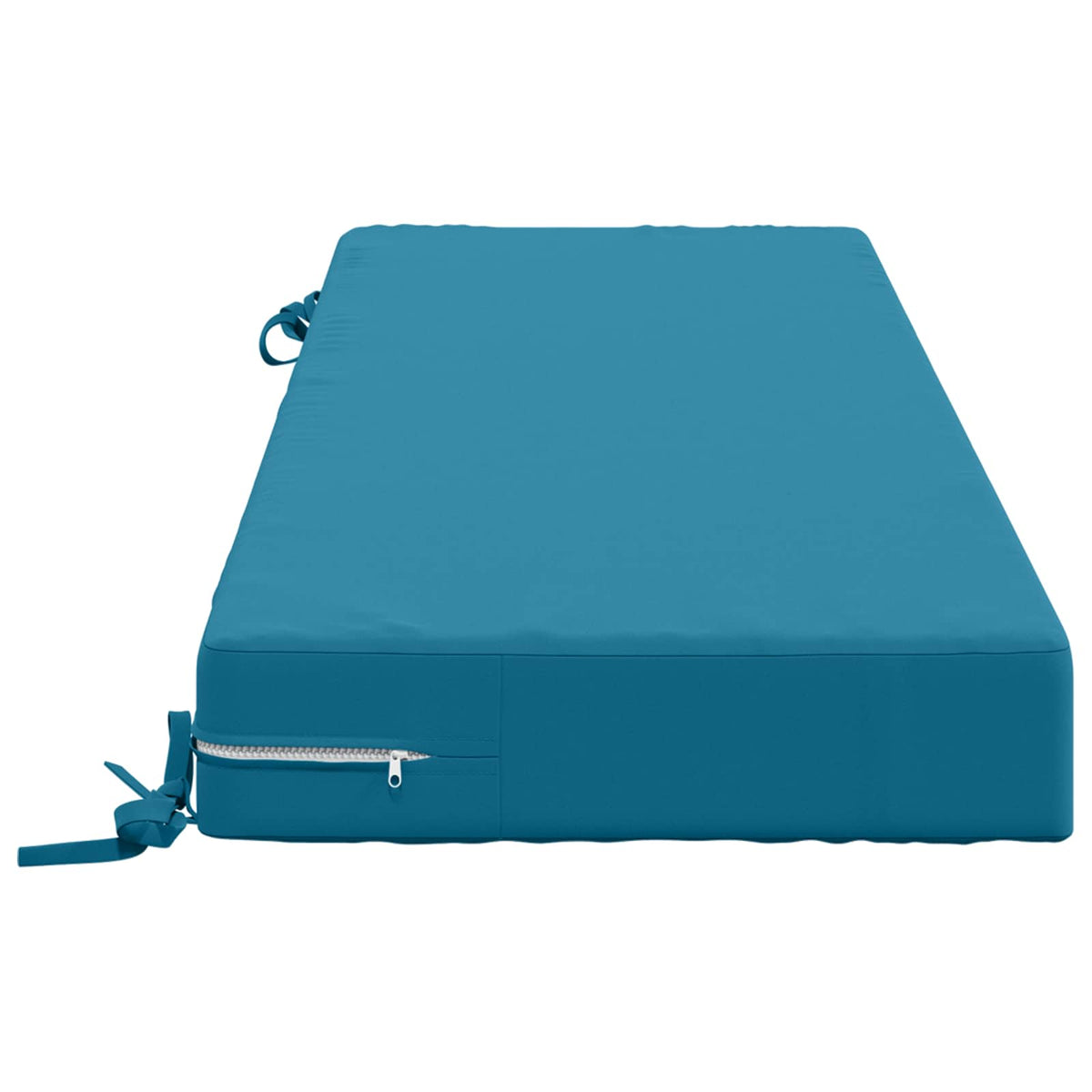 Seat Cushion SOEST 100% Polyester Light Blue 120 x 40 x 10 cm