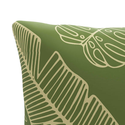 1-Piece Back Cushion PUTTEN 100% Polyester Leaf Design