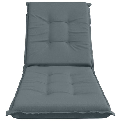 Sunlounger Cushion GEMERT 100% Polyester Blue 190 x 60 x 9 cm