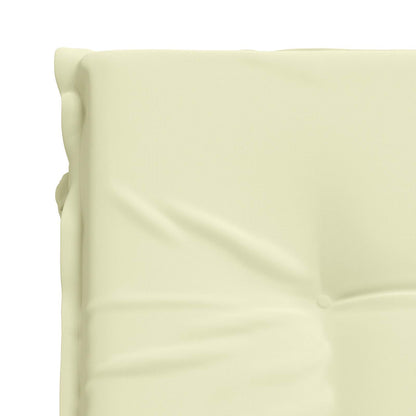 Sunlounger Cushion GEMERT 100% Polyester Cream 190 x 60 x 9 cm