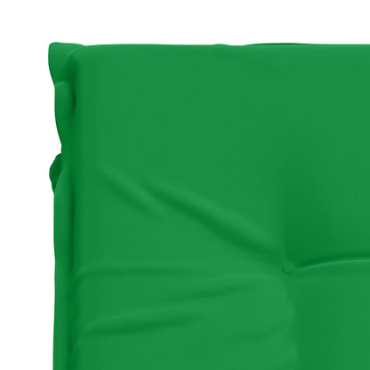 Sunlounger Cushion GEMERT 100% Polyester Green 190 x 60 x 9 cm