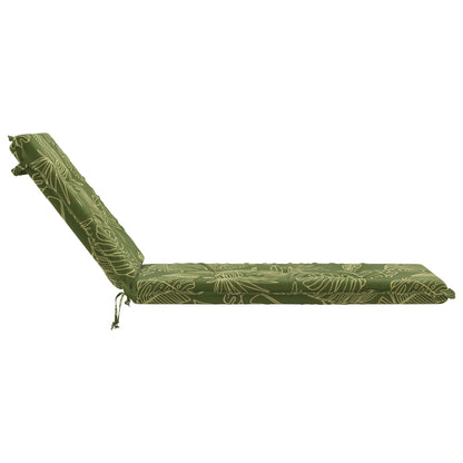 Sunlounger Cushion GEMERT 100% Polyester Leaf Design