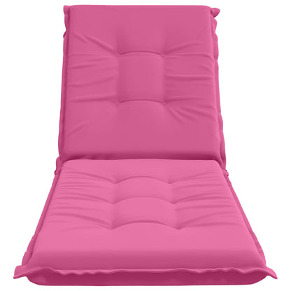 Sunlounger Cushion GEMERT 100% Polyester Pink 190 x 60 x 9 cm