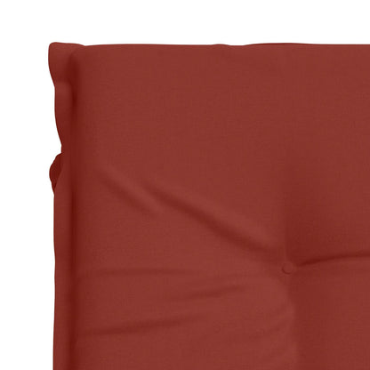 Sunlounger Cushion GEMERT 100% Polyester Red 190 x 70 x 9 cm