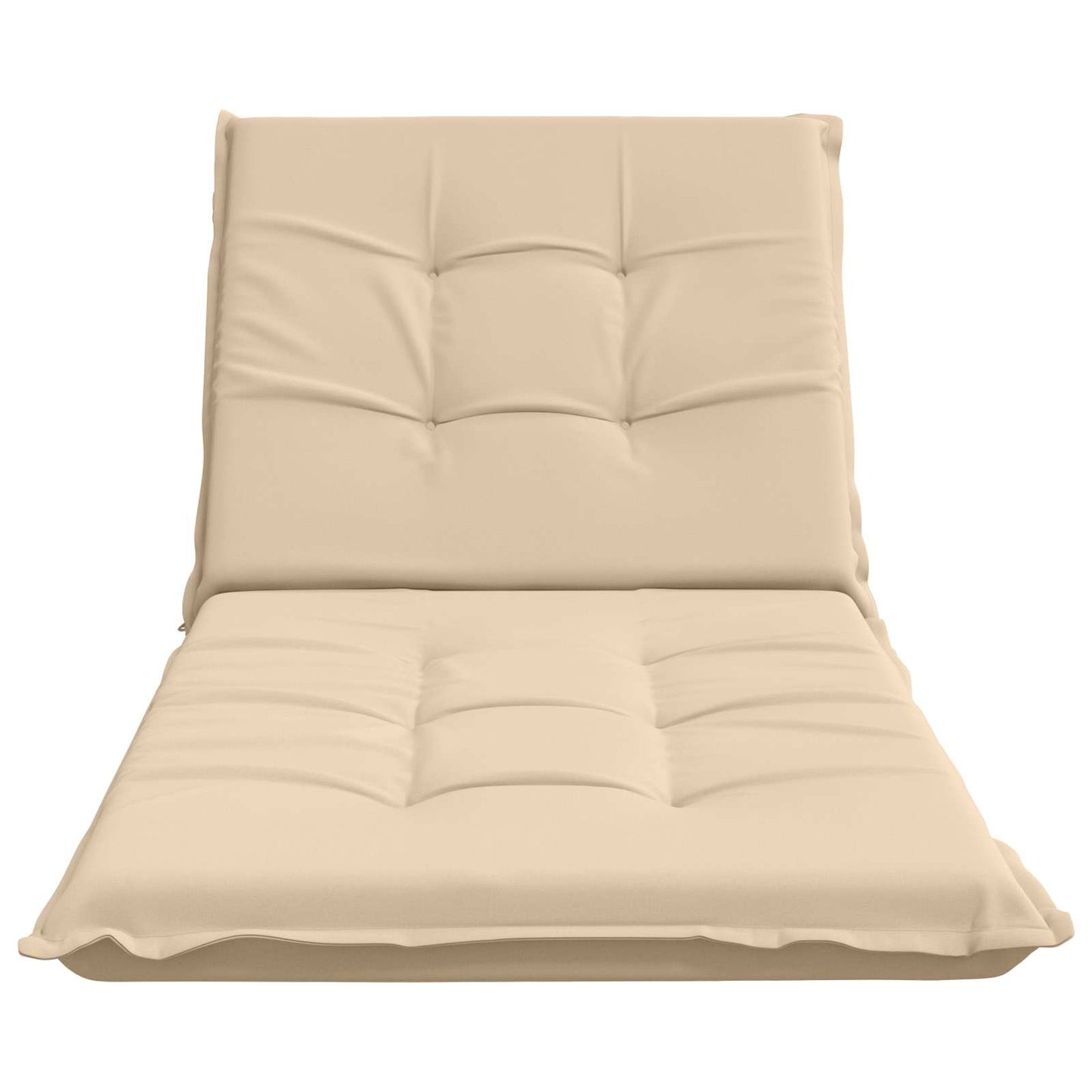 Sunlounger Cushion GEMERT 100% Polyester Cream 190 x 70 x 9 cm