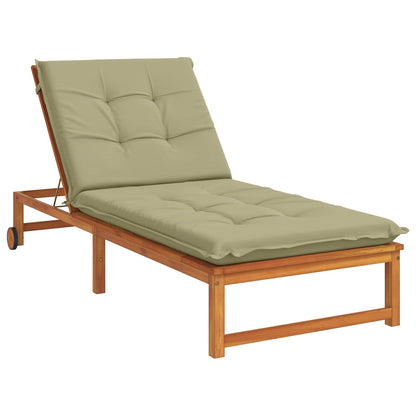 Sunlounger Cushion GEMERT 100% Polyester Light Green