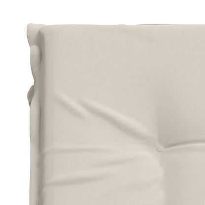 Sunlounger Cushion GEMERT 100% Polyester White 190 x 80 x 9 cm