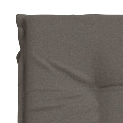 Sunlounger Cushion GEMERT 100% Polyester Grey 190 x 80 x 9 cm