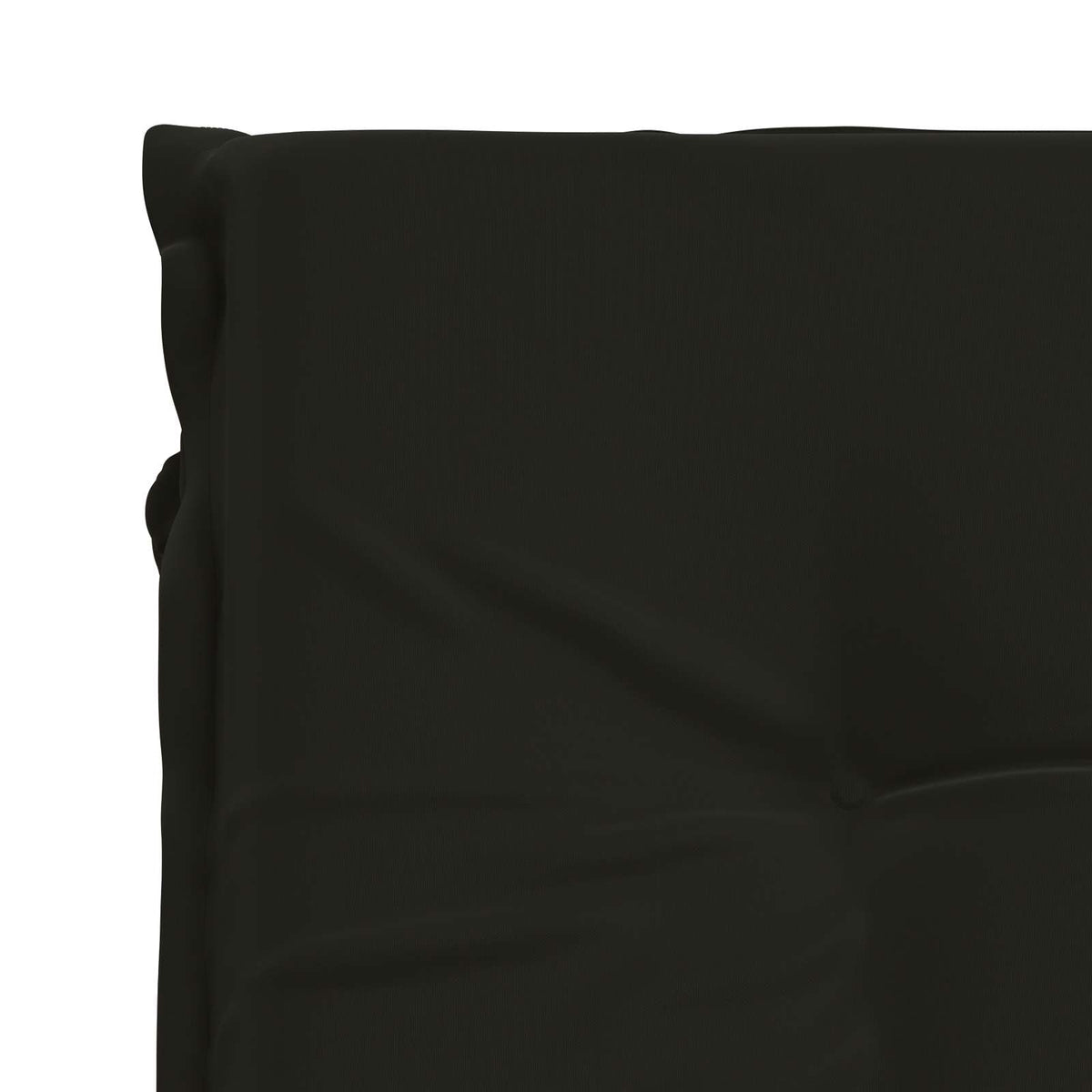 Sunlounger Cushion GEMERT 100% Polyester Black 190 x 80 x 9 cm