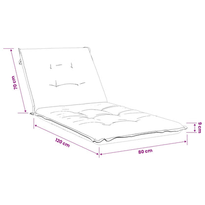 Sunlounger Cushion GEMERT 100% Polyester Multicolour