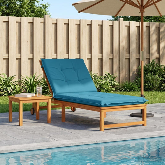Sunlounger Cushion GEMERT 100% Polyester Light Blue